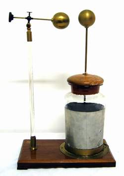 Bottiglia elettrometrica di Lane Foto &copy; Pierandrea Malfi