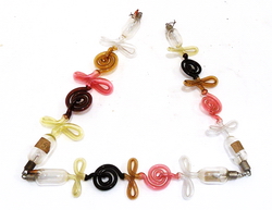 Tubi di Geissler a vetro fluorescente Foto &copy; Pierandrea Malfi